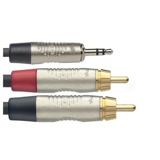 Picture of Stagg 3M Mini Stereo to 2RCA Cable