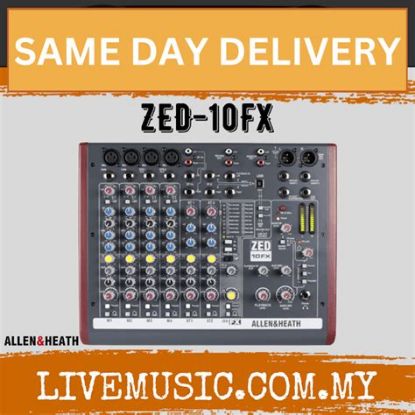 Picture of ZED 10FX 4 Mic/Line 2 Stereo Ch 2 Aux Rotary USB FX Mixer