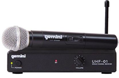 Picture of Gemini Wireless UHF System Handheld Microphone w/Receiver