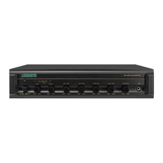Picture of Dsppa MP 1000PIII 350W 100V Line Mixer Amplifier