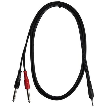 Picture of 1M Stereo Mini Jack to 2 x 1/4" Mono Jack