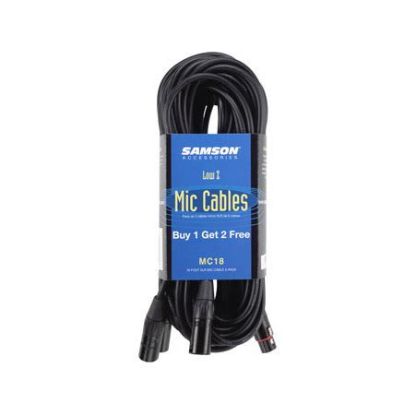 Picture of Samson MC18 18' Mic Cable (3-Pack)