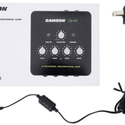 Picture of Samson QH4 4-Channel Mini Headphone Amp