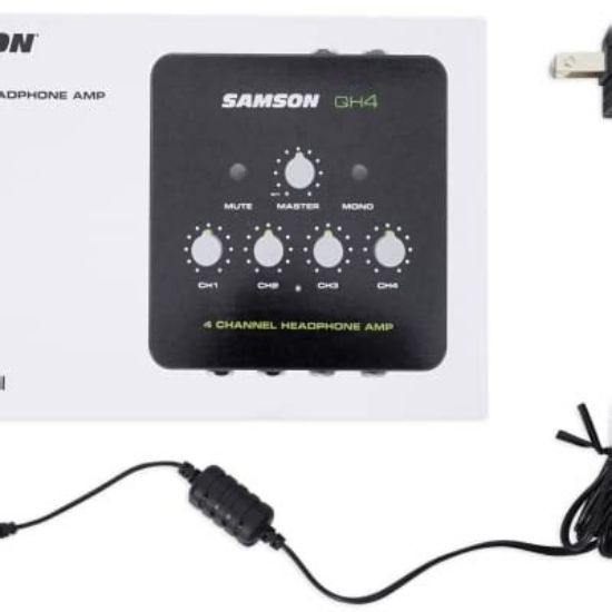 Picture of Samson QH4 4-Channel Mini Headphone Amp