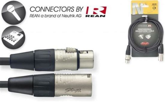 Picture of Stagg XLR-XLR Microphone Cable 3m