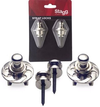 Picture of Stagg Strap Locks - Chrome (2pc)