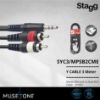 Picture of Stagg 3M Mini Stereo to 2RCA Cable