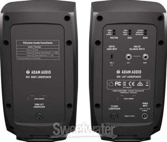 Picture of ADAM AUDIO 3.5" Powered Studio Monitor Pair - Black