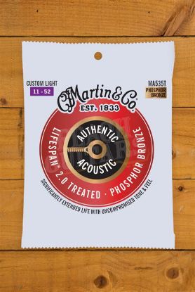 Picture of CF MARTIN Strings Authentic Acoustic Guitar Lifespan 2.0 Phosphor Bronze - 011-052