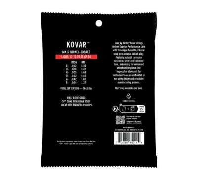 Picture of CF MARTIN Strings Luxe Acoustic Guitar Kovar - 012-054