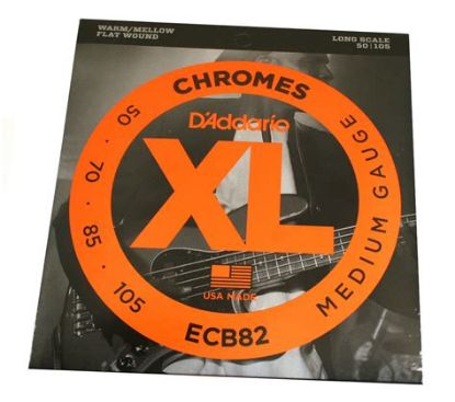 Picture of D'ADDARIO Flat Wound Chrome Bass Strings 050-105