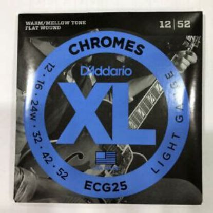 Picture of D'ADDARIO Flat Wound Chrome Guitar Strings 012-052