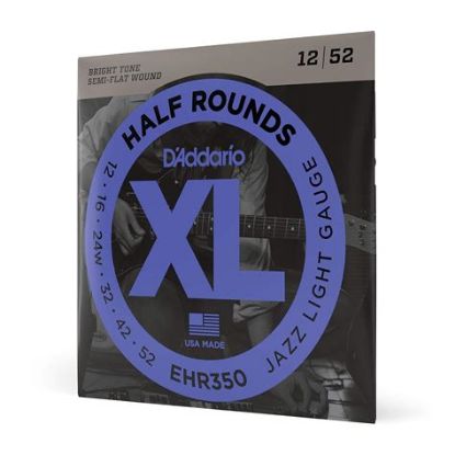 Picture of D'ADDARIO XL Half Round Stainless Steel Guitar Strings 012-052