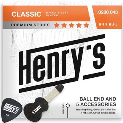 Picture of D'ADDARIO Folk Black Nylon/Silver Wound Classical Guitar Strings