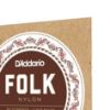 Picture of D'ADDARIO 80/20 Bronze Folk Clear Nylon Classical Guitar Strings