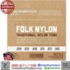 Picture of D'ADDARIO 80/20 Bronze Folk Black Nylon Classical Guitar Strings