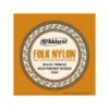 Picture of D'ADDARIO 80/20 Bronze Folk Black Nylon Classical Guitar Strings