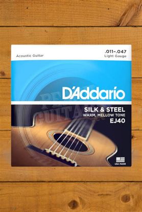 Picture of D'ADDARIO Silk and Steel Acoustic Guitar Strings 011-047