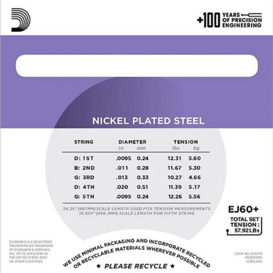 Picture of D'ADDARIO 5-String Nickel Banjo Strings