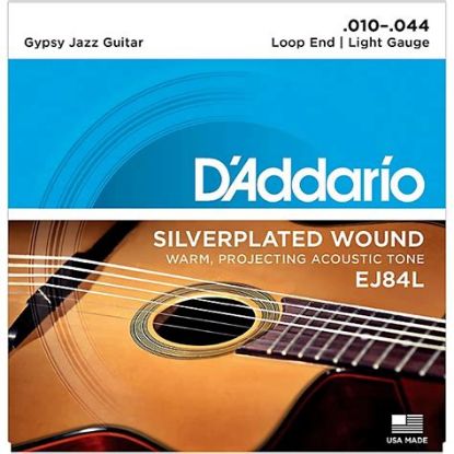 Picture of D'ADDARIO Gypsy Jazz Loop End Light Acoustic Guitar Strings 010-044