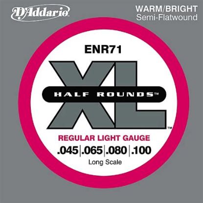 Picture of D'ADDARIO Half Rounds Bass Guitar Strings 045-100