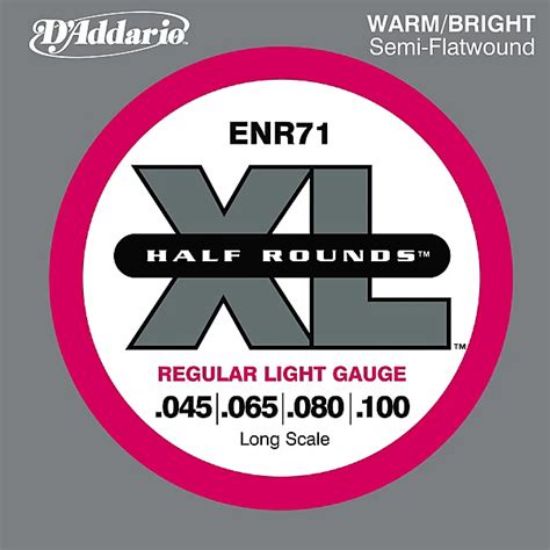 Picture of D'ADDARIO Half Rounds Bass Guitar Strings 045-100