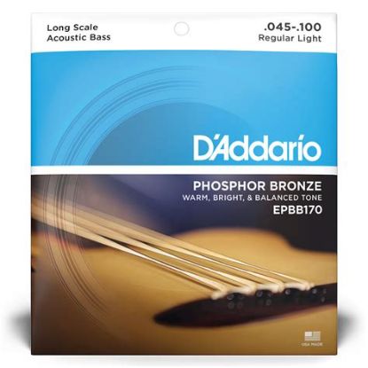 Picture of D'ADDARIO Phosphor Bronze Wound Acoustic Bass Strings 045-100