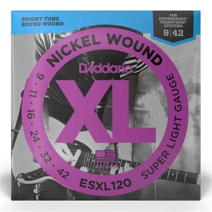 Picture of D'ADDARIO Nickel Round Wound Double Ball End Electric Guitar Strings 009-042