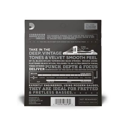 Picture of D'Addario Nylon Tapewound Bass Strings 050-105
