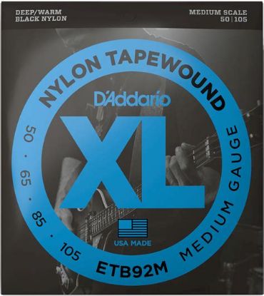 Picture of D'ADDARIO Nylon Tapewound Bass Strings Med Scale 050-105