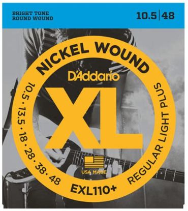 Picture of D'ADDARIO Nickel Round Wound Regular Light Plus Electric Guitar Strings 0105-048