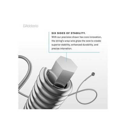 Picture of D'Addario 25 Set Nickel Round Wound Super Light Electric Guitar Strings 009-042