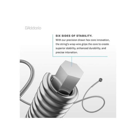 Picture of D'Addario 25 Set Nickel Round Wound Super Light Electric Guitar Strings 009-042