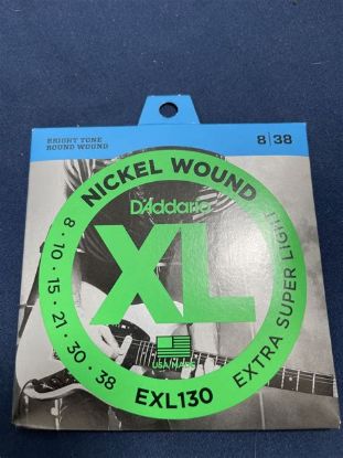 Picture of D'Addario EXL130 Nickel Round Wound Extra Super Light Electric Guitar Strings