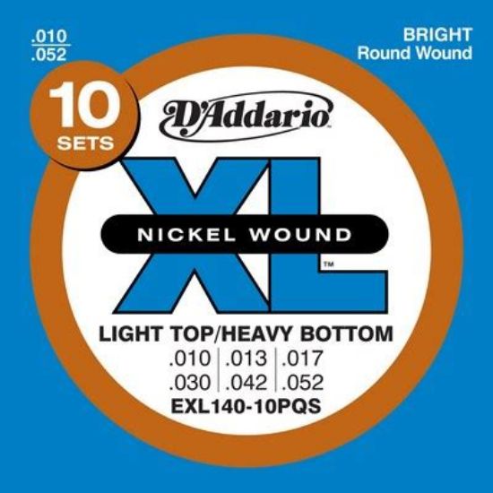 Picture of D'ADDARIO Nickel Round Wound Light Top Heavy Bottom Electric Guitar Strings 010-052