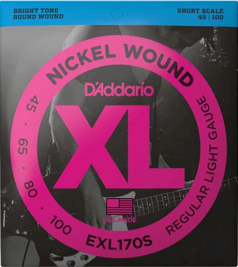 Picture of D'ADDARIO Nickel Round Wound Bass Strings 45-100