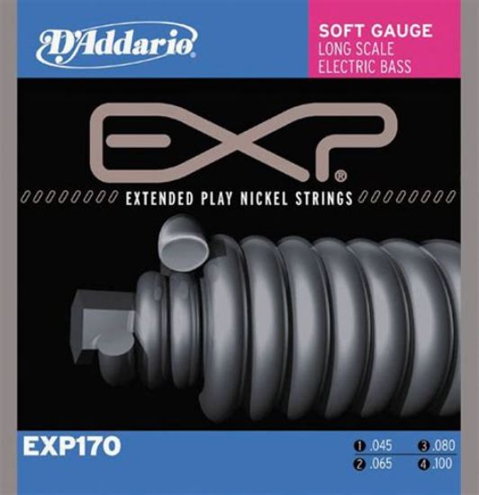 Picture of D'ADDARIO EXP Coated Nickel Round Wound Bass Strings 045-100
