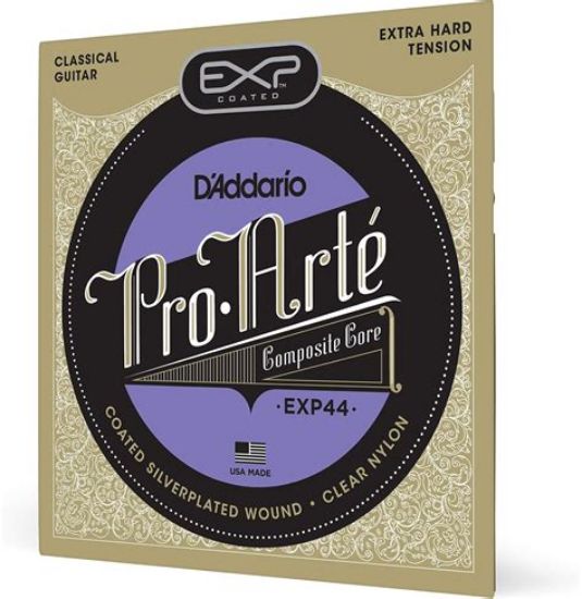 Picture of D'ADDARIO EXP Coated Classical Guitar Strings Extra Hard Tension