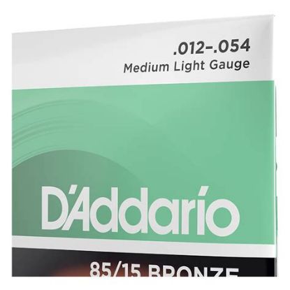 Picture of D'ADDARIO 85/15 Bronze Round Wound Acoustic Guitar Strings 012-054