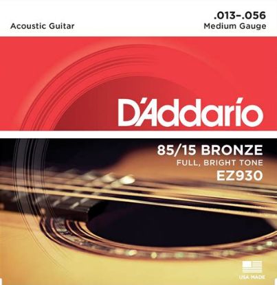Picture of D'ADDARIO 85/15 Bronze Round Wound Acoustic Guitar Strings 013-056