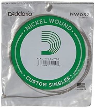 Picture of D'addario NW052 XL Nickel Round Wound Single Acoustic/Electric Guitar String