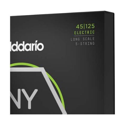 Picture of D'addario NYXL Nickel Round Wound 5-String Long Scale Bass Guitar Strings 045-125