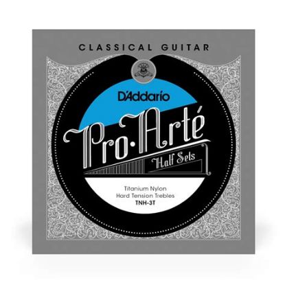 Picture of D'ADDARIO Titanium Classical Guitar String 1/2 Treble Set