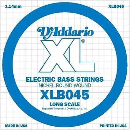 Picture of D'ADDARIO XL Nickel Wound Single Bass Guitar String 045