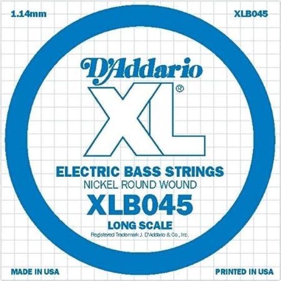 Picture of D'ADDARIO XL Nickel Wound Single Bass Guitar String 045