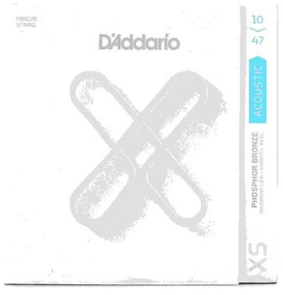Picture of D'ADDARIO XS Coated Phosphor Bronze 12 String Acoustic Guitar Strings 010-047