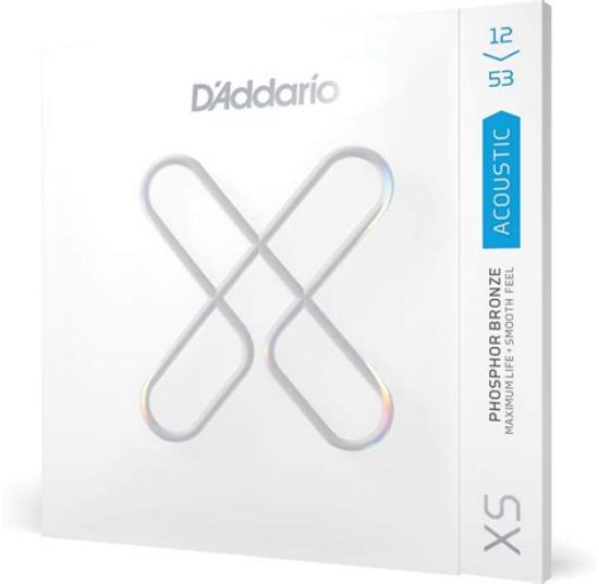 Picture of D'ADDARIO XS Coated Phosphor Bronze Acoustic Guitar Strings 012-053