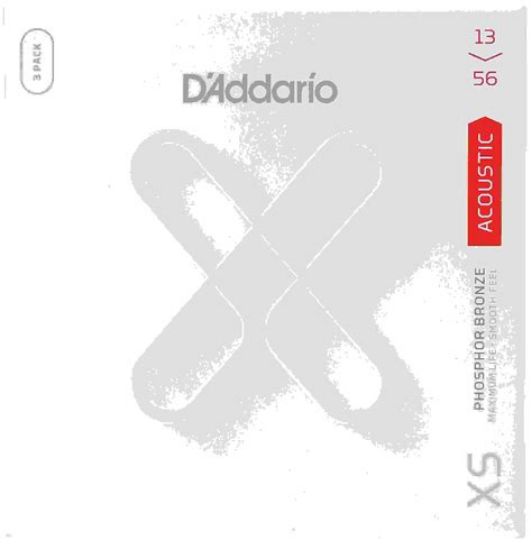 Picture of D'ADDARIO XS Coated Phosphor Bronze Acoustic Guitar Strings 013-056