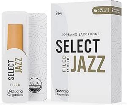 Picture of D'ADDARIO WOODWIND Organic Select Jazz Soprano Sax 3 Soft Unfiled Reed