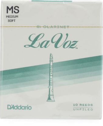 Picture of D'ADDARIO WOODWIND La Voz Bb Clarinet Medium Soft Reed
